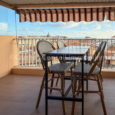 And Premium With Terrace & Sea View Канны