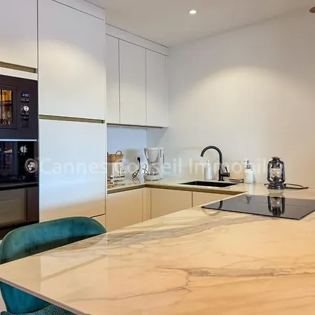 And Premium With Terrace & Sea View Апартаменты Канны