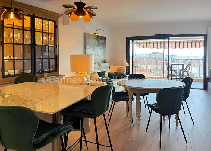 And Premium With Terrace & Sea View Lägenhet Cannes